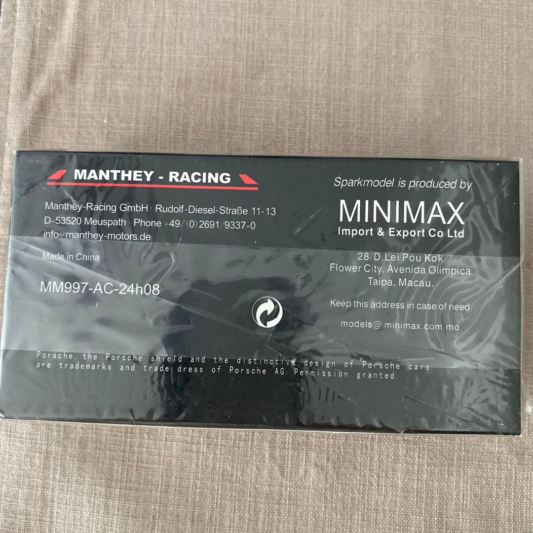 ミニカー MantheyRacing Porsche 911 GT3 RSR 2008
