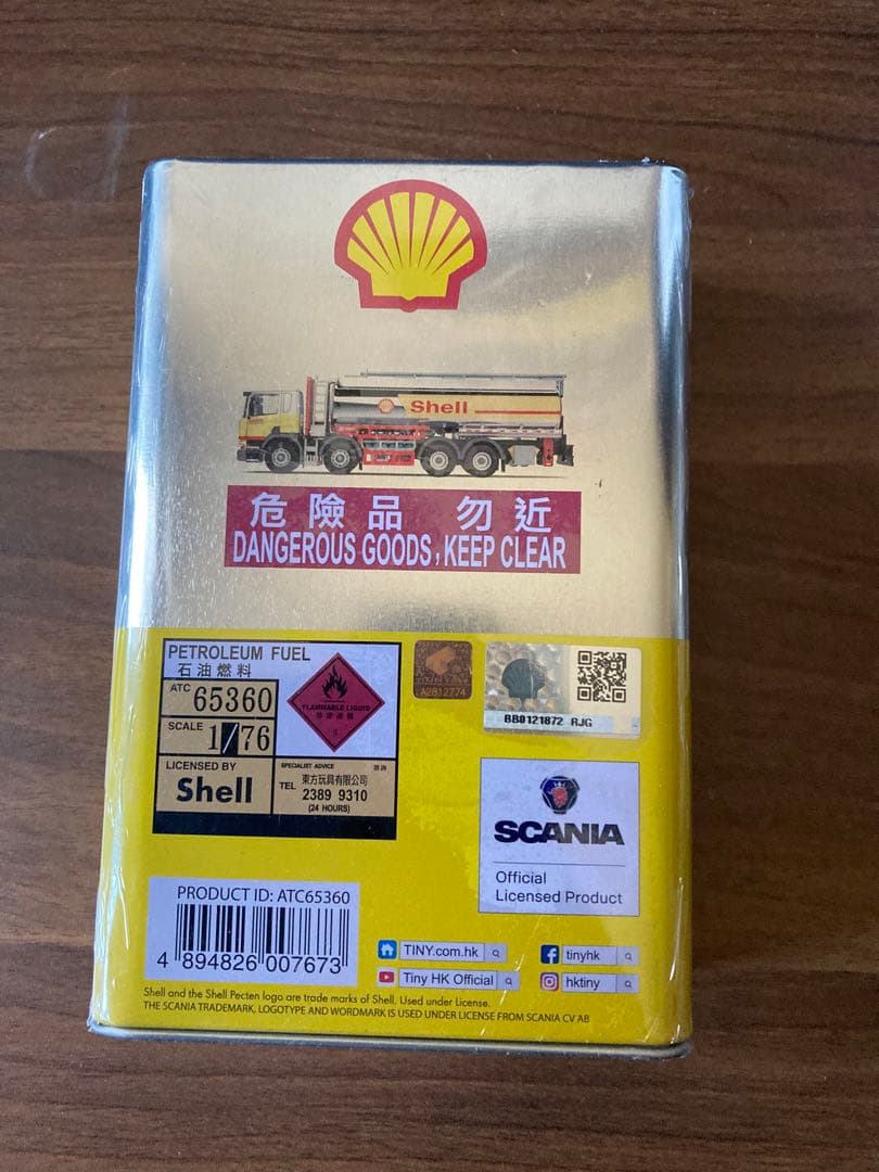 TINY Shell Motor oil タンクローリー V10 スカニア