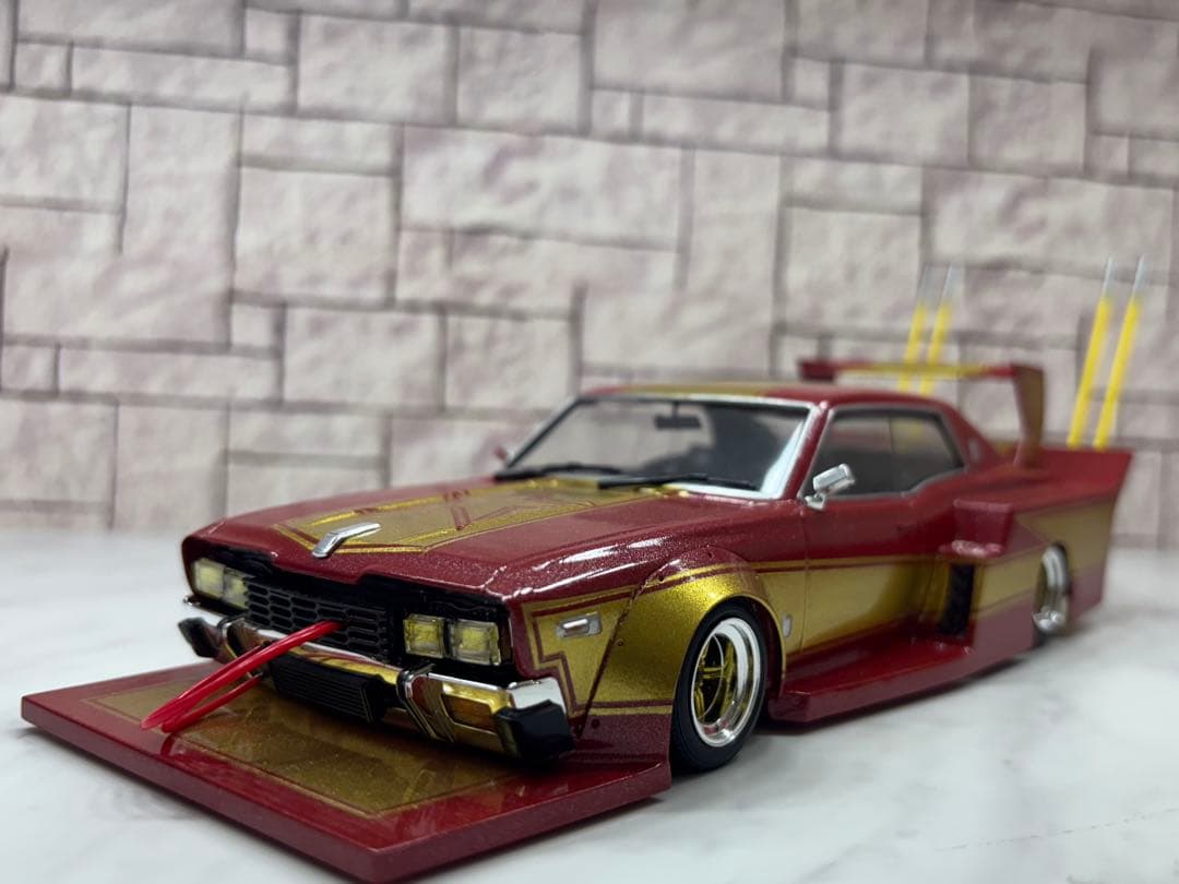 アオシマ　330グロリア　完成品 1/24 街道レーサー