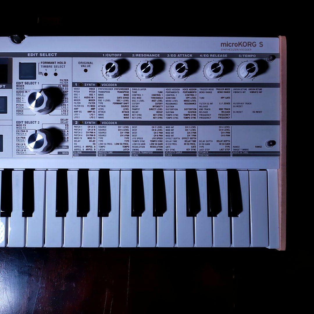 元箱 説明書 KORG microKORG S ボコーダー スピーカー内蔵