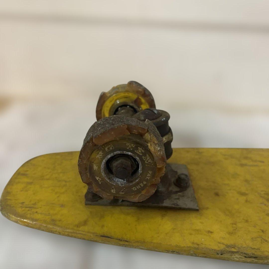 MR-435A 70年代　Hang Ten スケートボード　黄色　ヴィンテージ