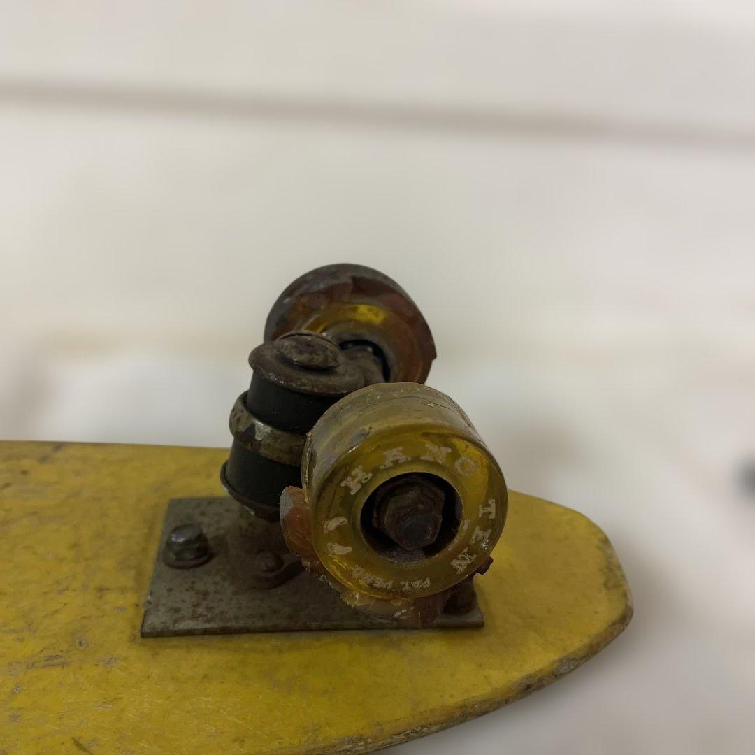 MR-435A 70年代　Hang Ten スケートボード　黄色　ヴィンテージ