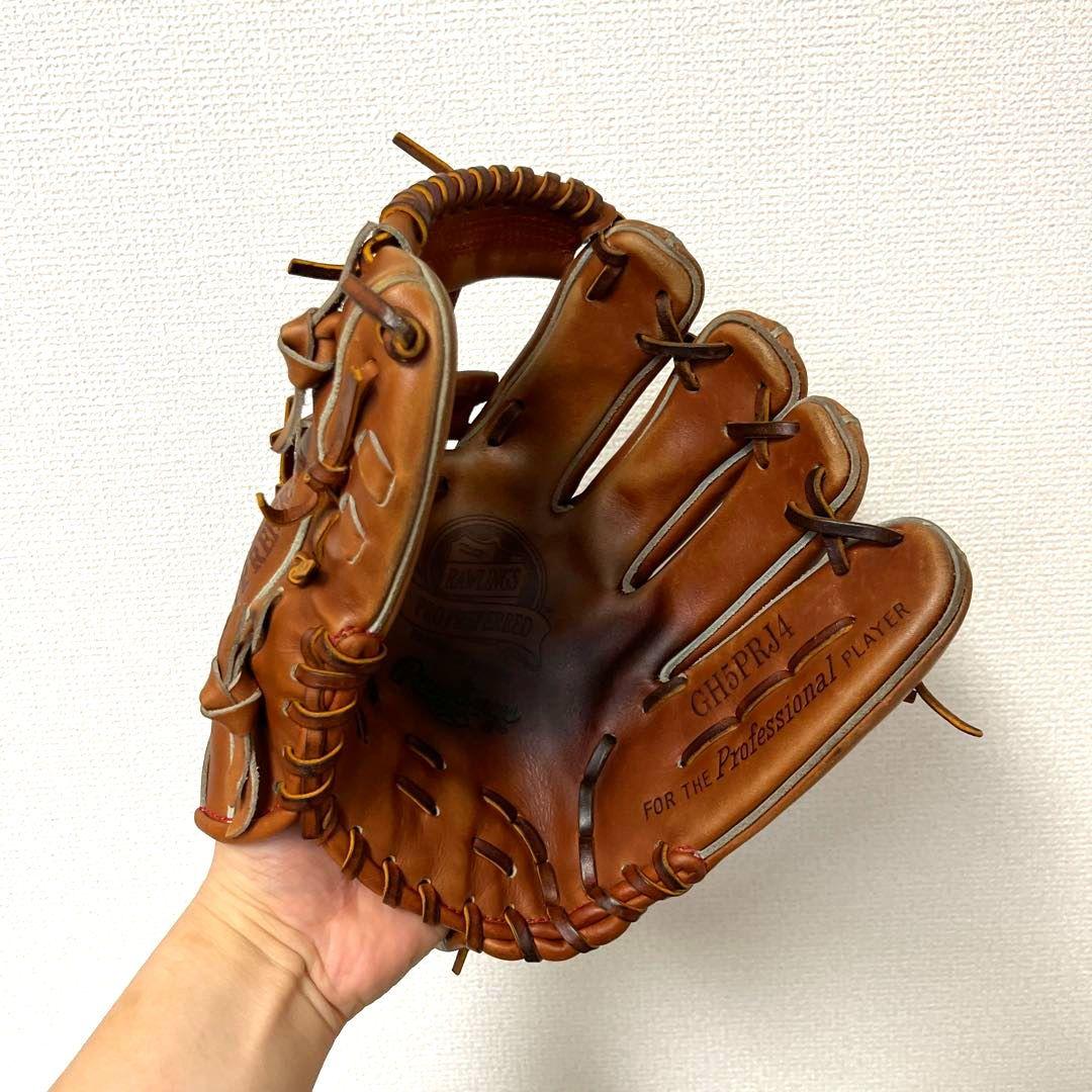 595 ローリングス 最高級 プロプリファード 型抜群 硬式 内野手用グローブ