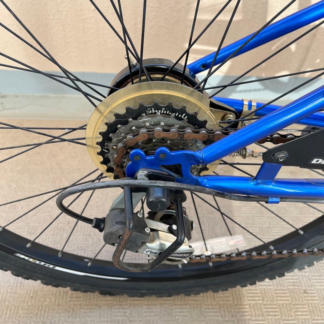 直接取引 熊本市　自転車 ドライドS3 青26 6段変速