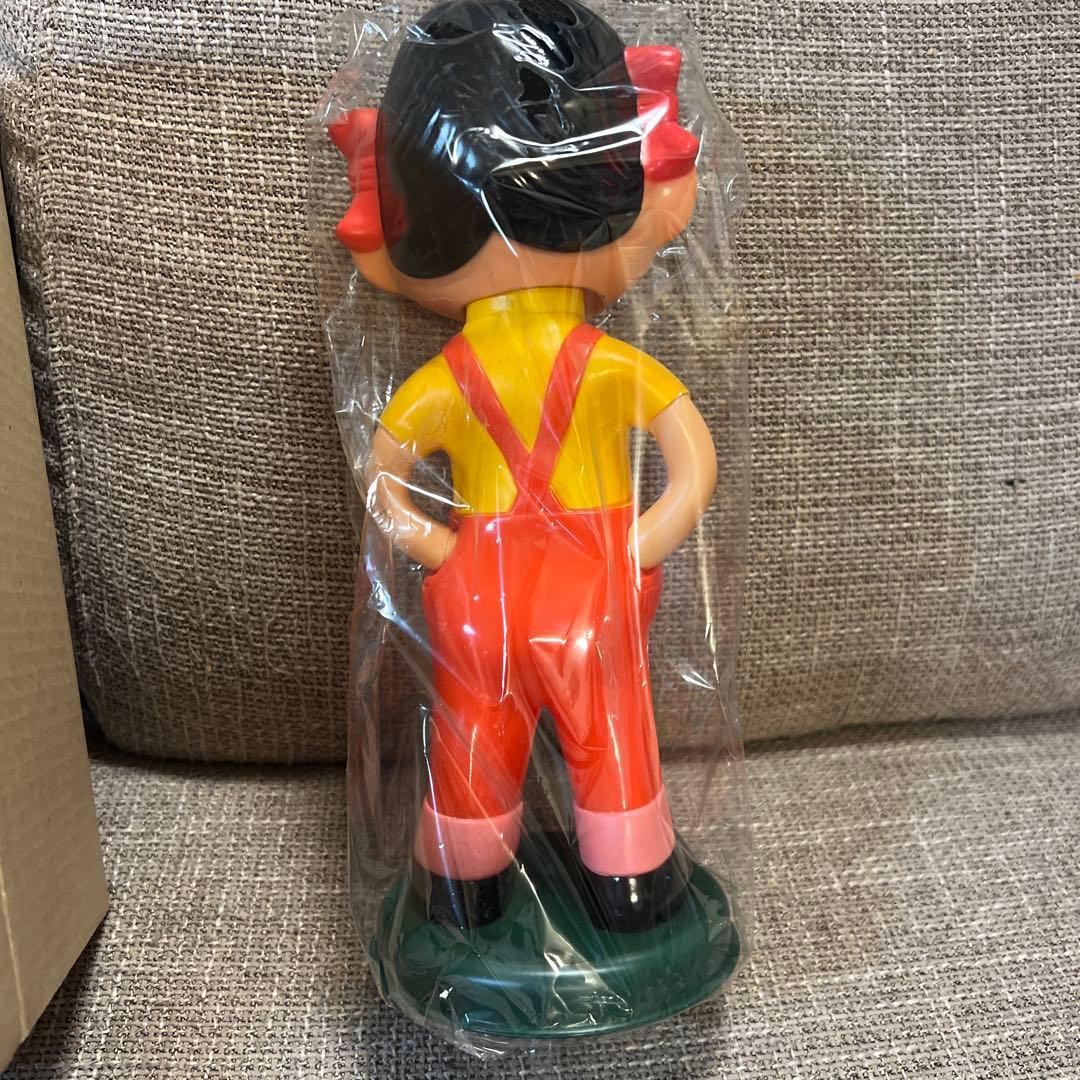 【超レア・未使用・完動品】ペコちゃん 首振り人形