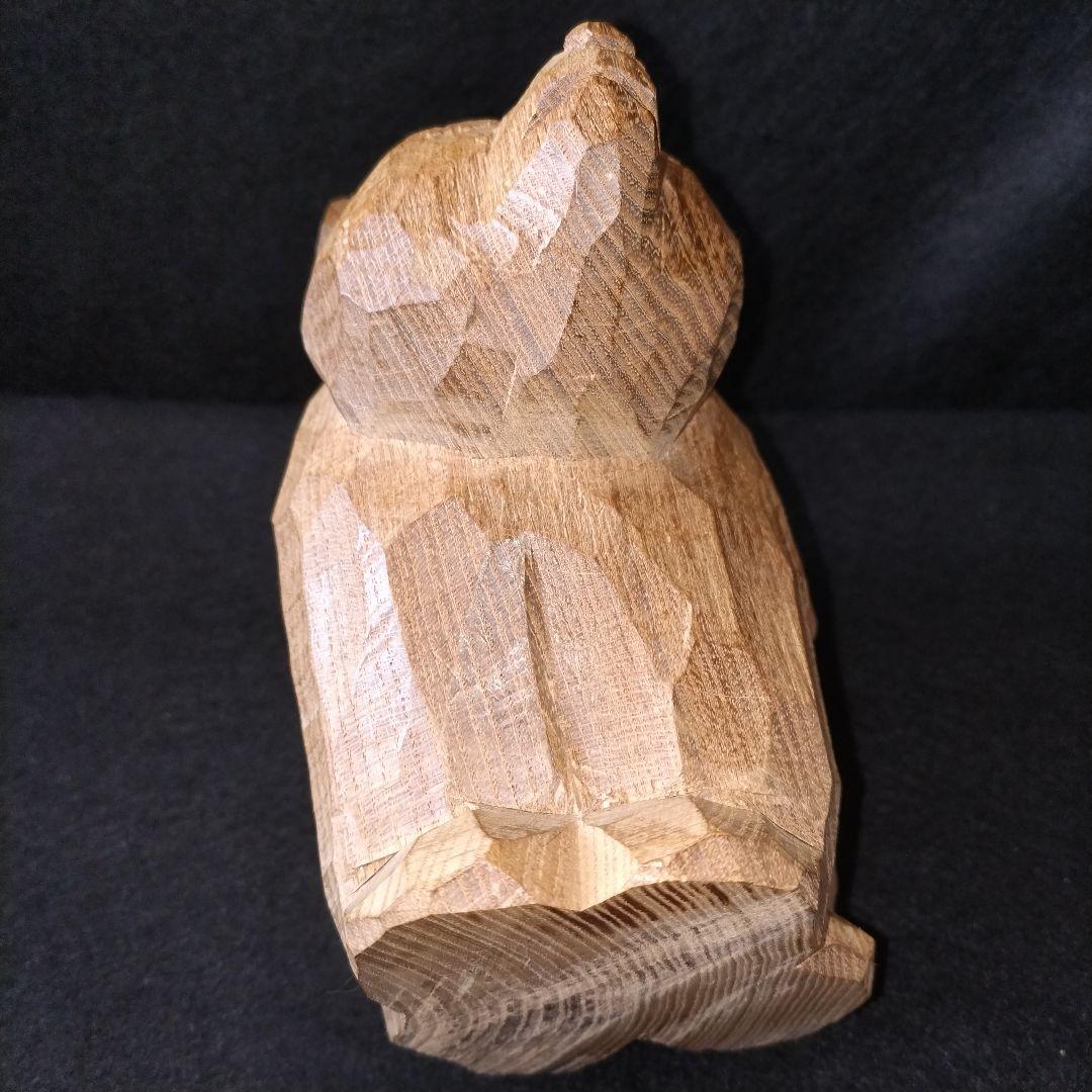 クマの木彫り 可愛い サイン無し 無名