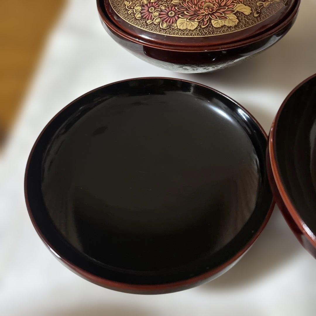 輪島塗　塩安作　吸物椀　5客