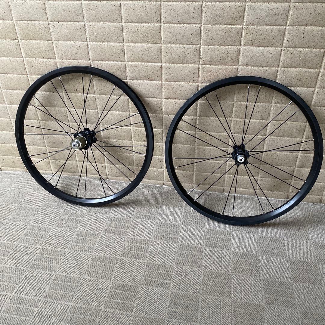 ブラックリム 完組ホイール シマノフリー 20インチ406 ダホン 値下げ