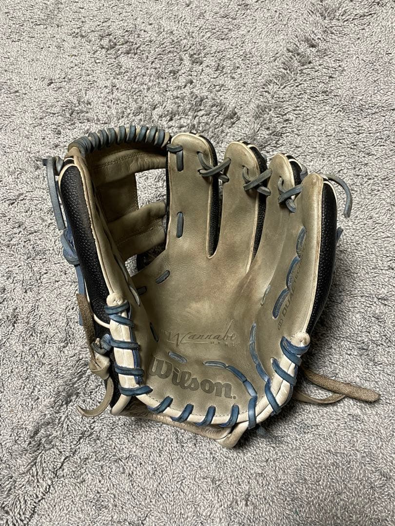 Wilson 軟式グローブ ブラック/グレー