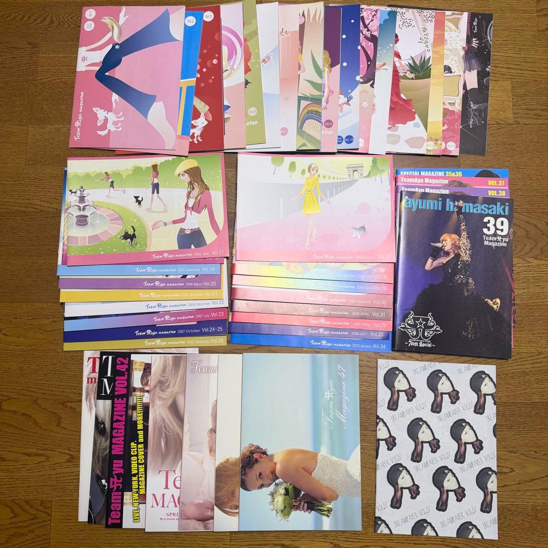【激レア】浜崎あゆみ TeamAyu TA会報1〜47オマケ付き