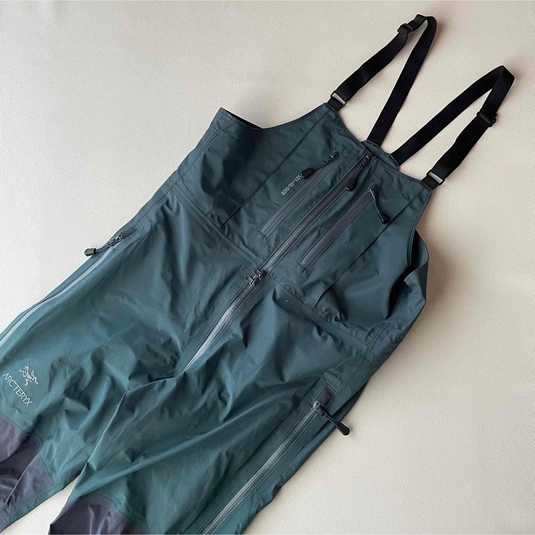 5474　アークテリクス　ビブパンツ 無地 ゴアテックス