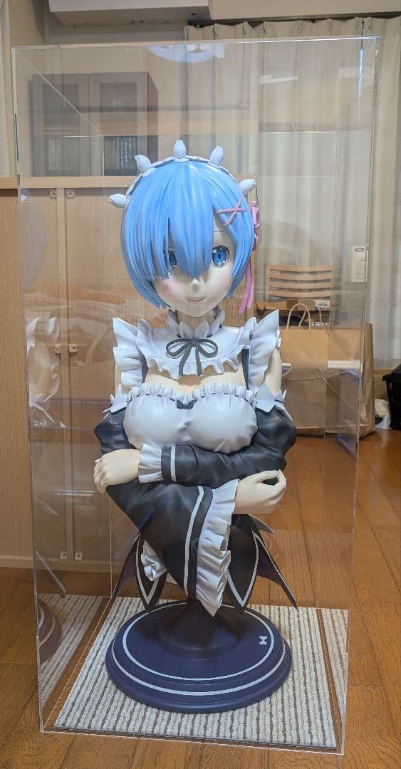 等身大 レム 胸像 Re：ゼロから始める異世界生活 フィギュア ケースセット