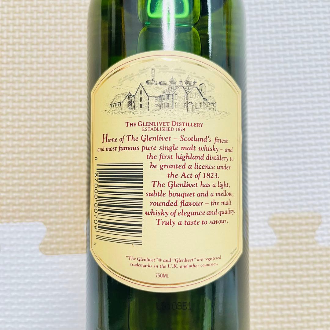 【古酒】ザ・グレンリベット ピュアシングルモルト 12年　750ml ②