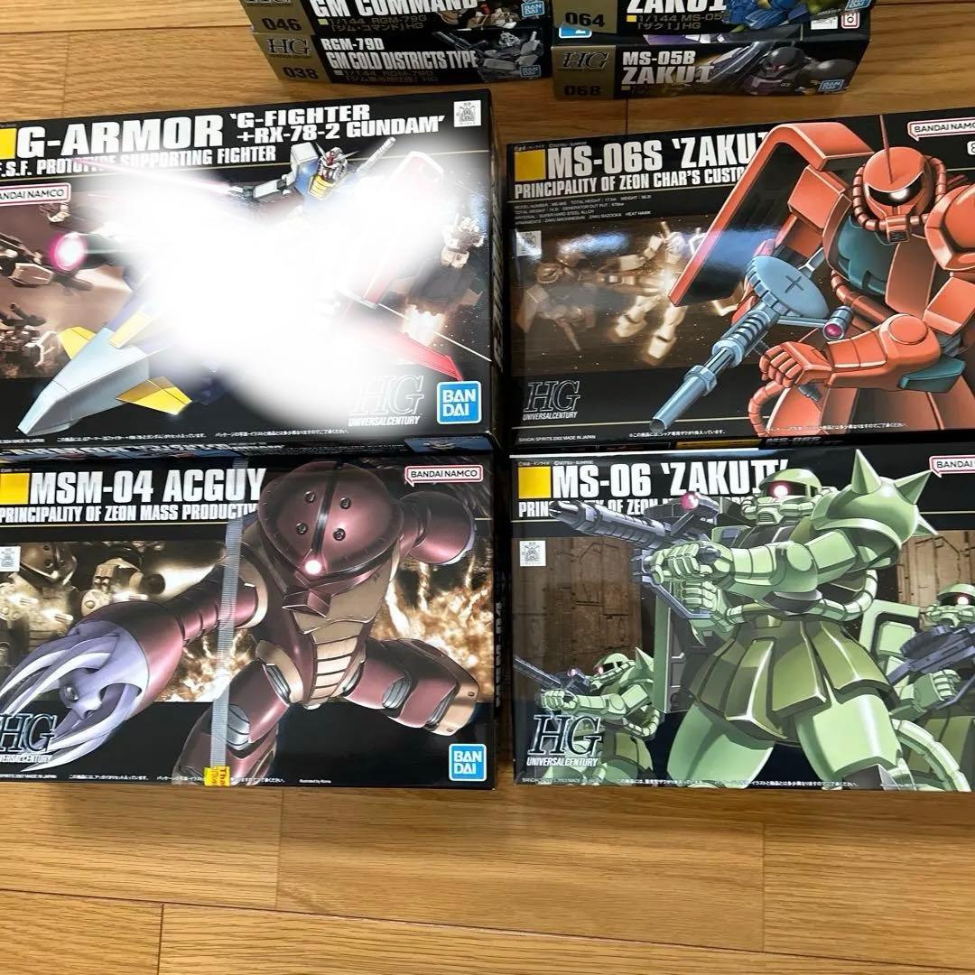 HGガンプラ一年戦争セット