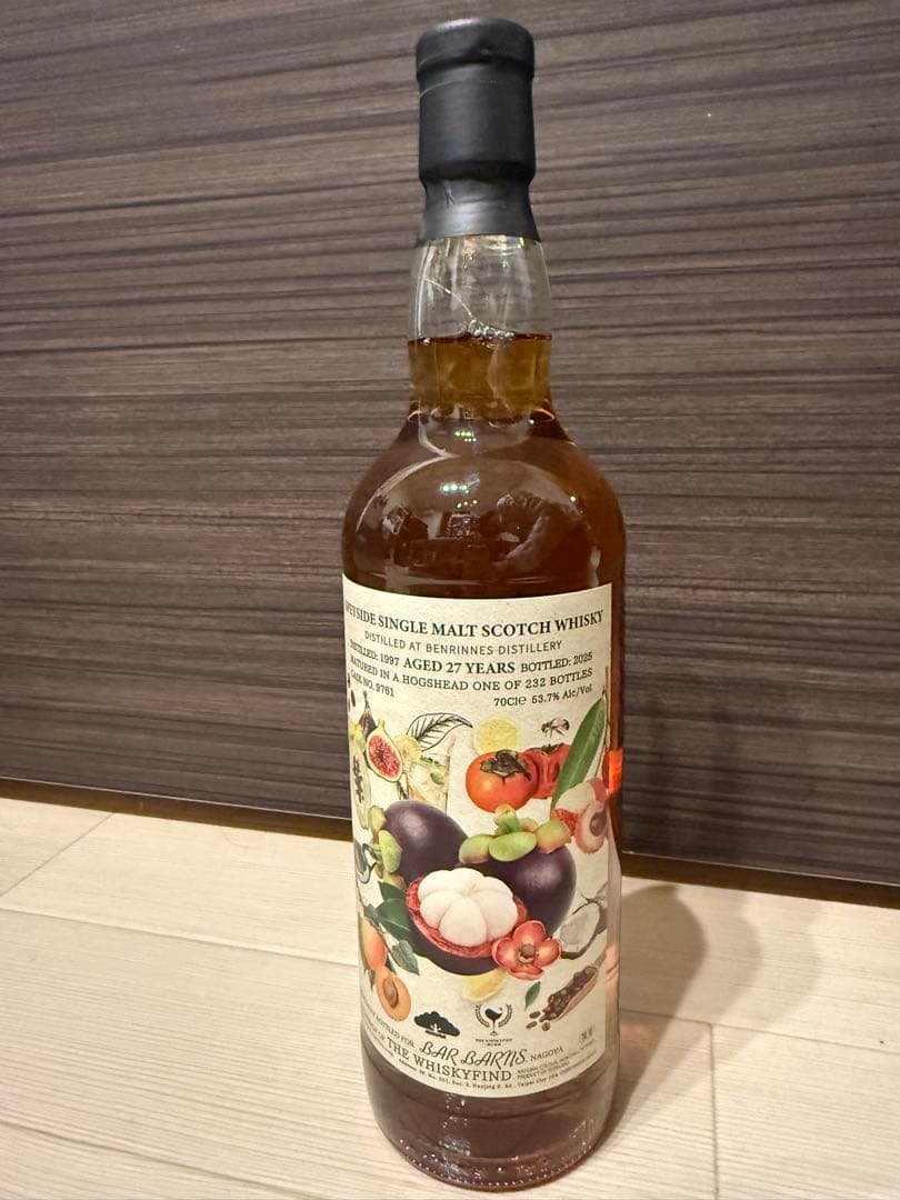 ベンリネスBENRINNES 1997 27y Bar Barns 27年