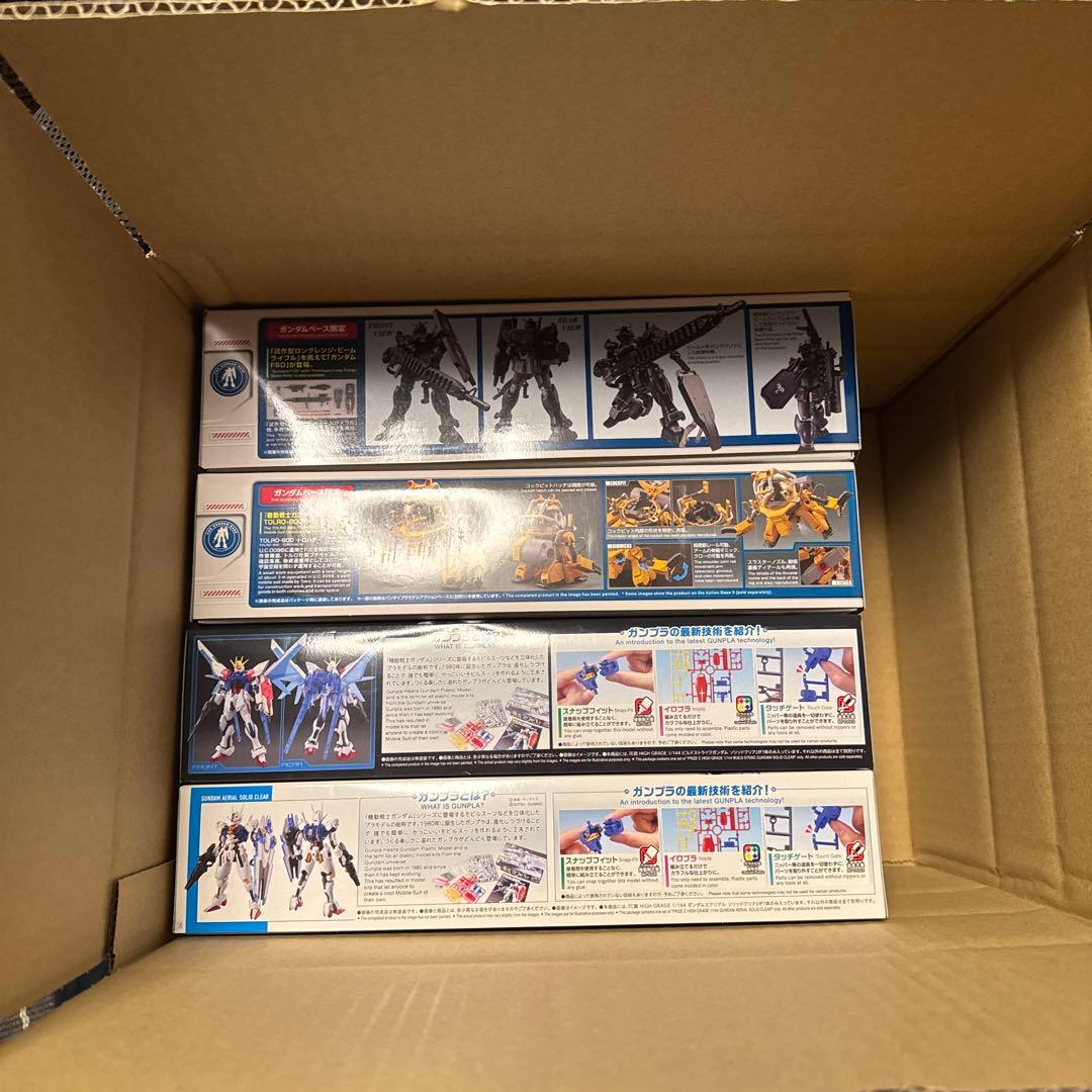 ガンプラまとめ売り（FSD、トロハチ、C賞エアリアル、E賞ビルスト）