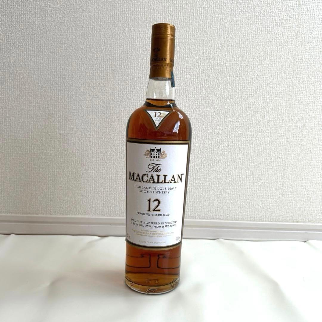 マッカラン　12年　旧ラベル　700ml 新品