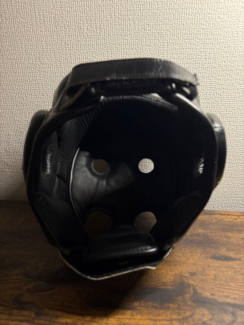 【未使用】Fairtex 黒 ヘッドギア Lサイズ