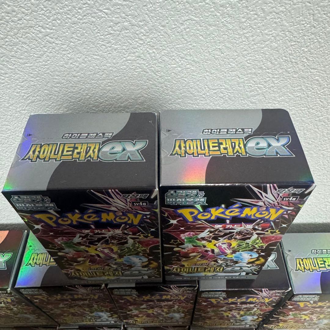 【新品】pokemon ポケカ　シャイニートレジャーex 韓国版　30BOX