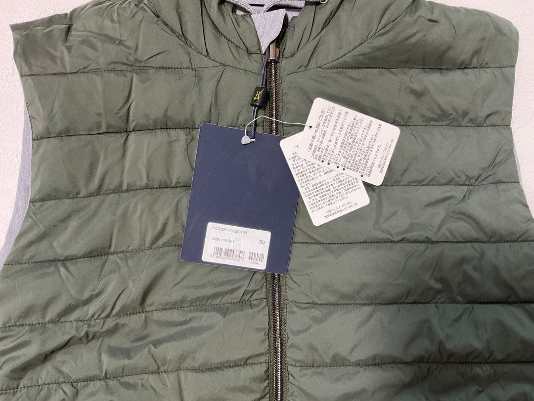 HERNOフード付きダウンベスト