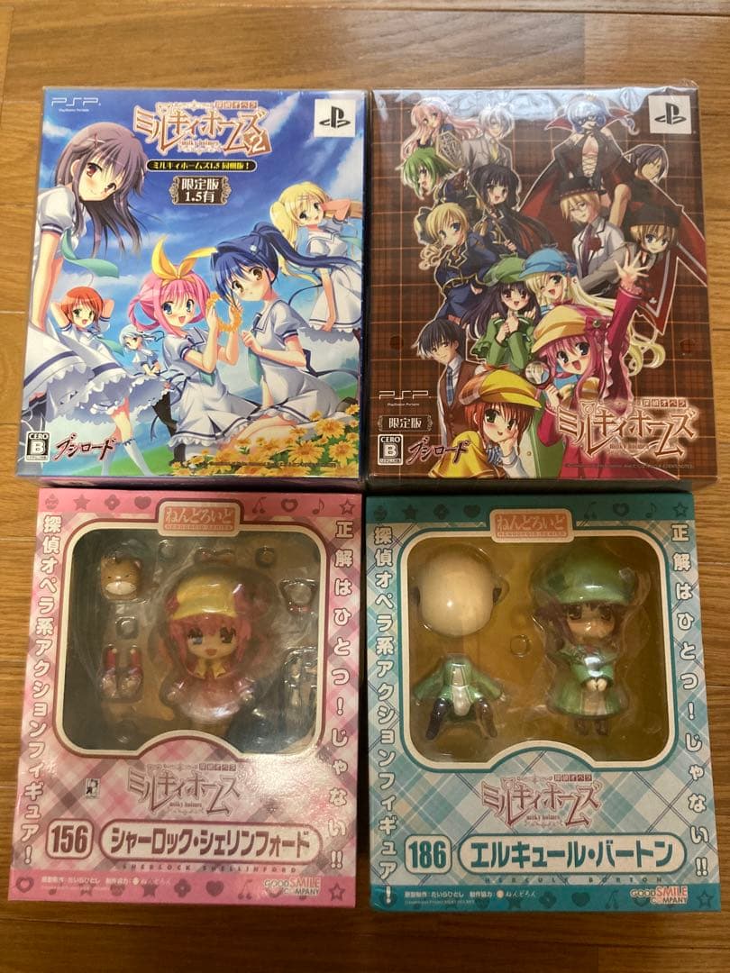 探偵オペラミルキィホームズ　ゲーム　ねんどろいど　まとめ　新品未開封