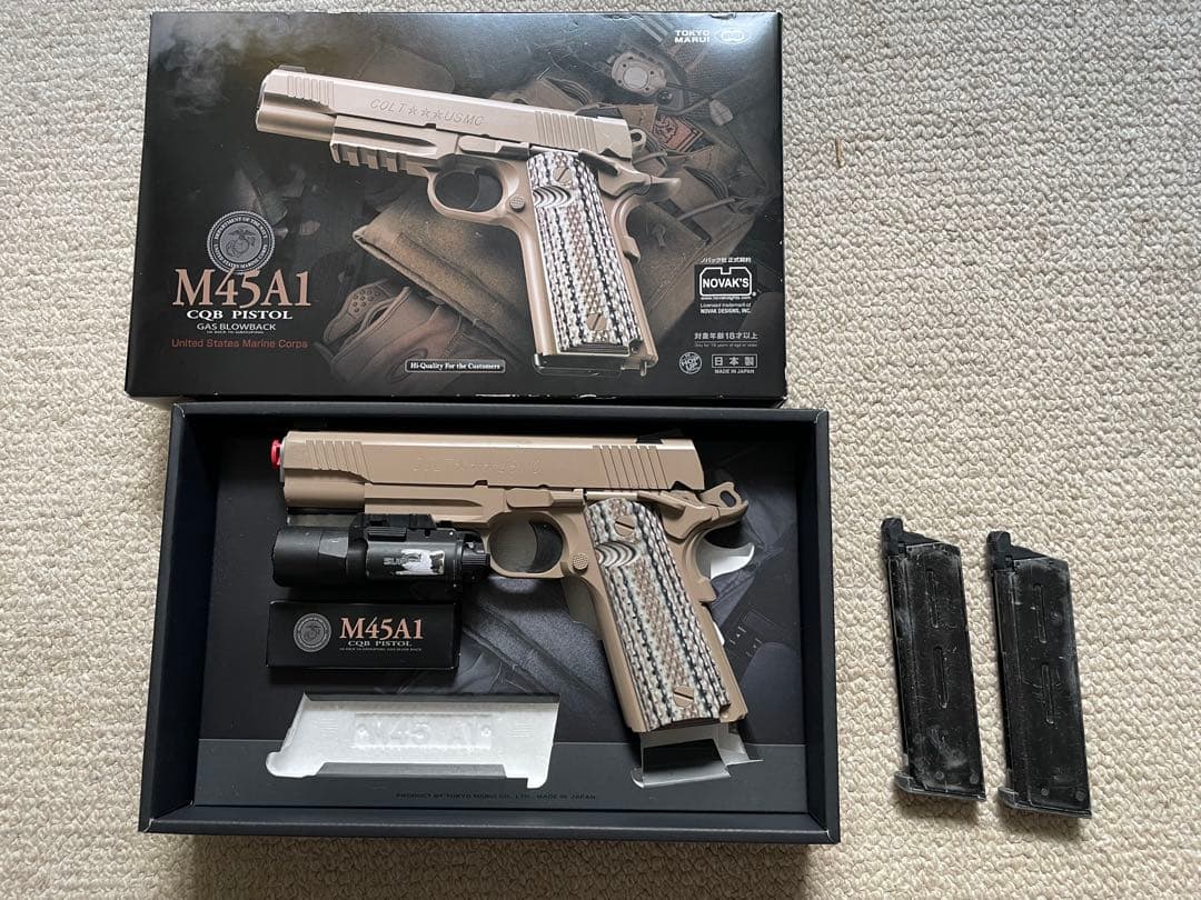 東京マルイ　M45A1 ガスブローバック　写真の付属品全て
