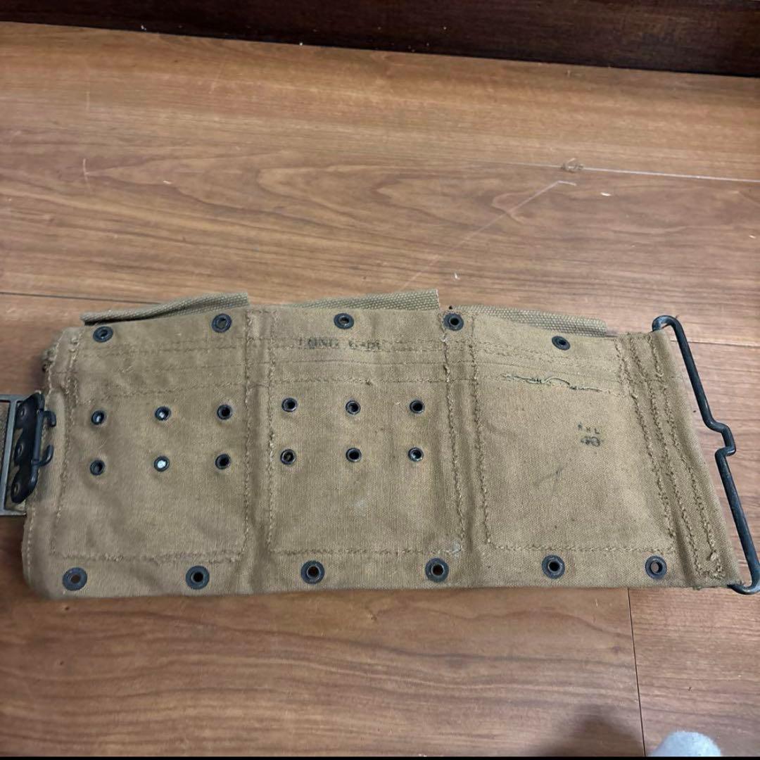米軍　実物　WW1 WW2 M1918 BARガンナーベルト ② 送料無料