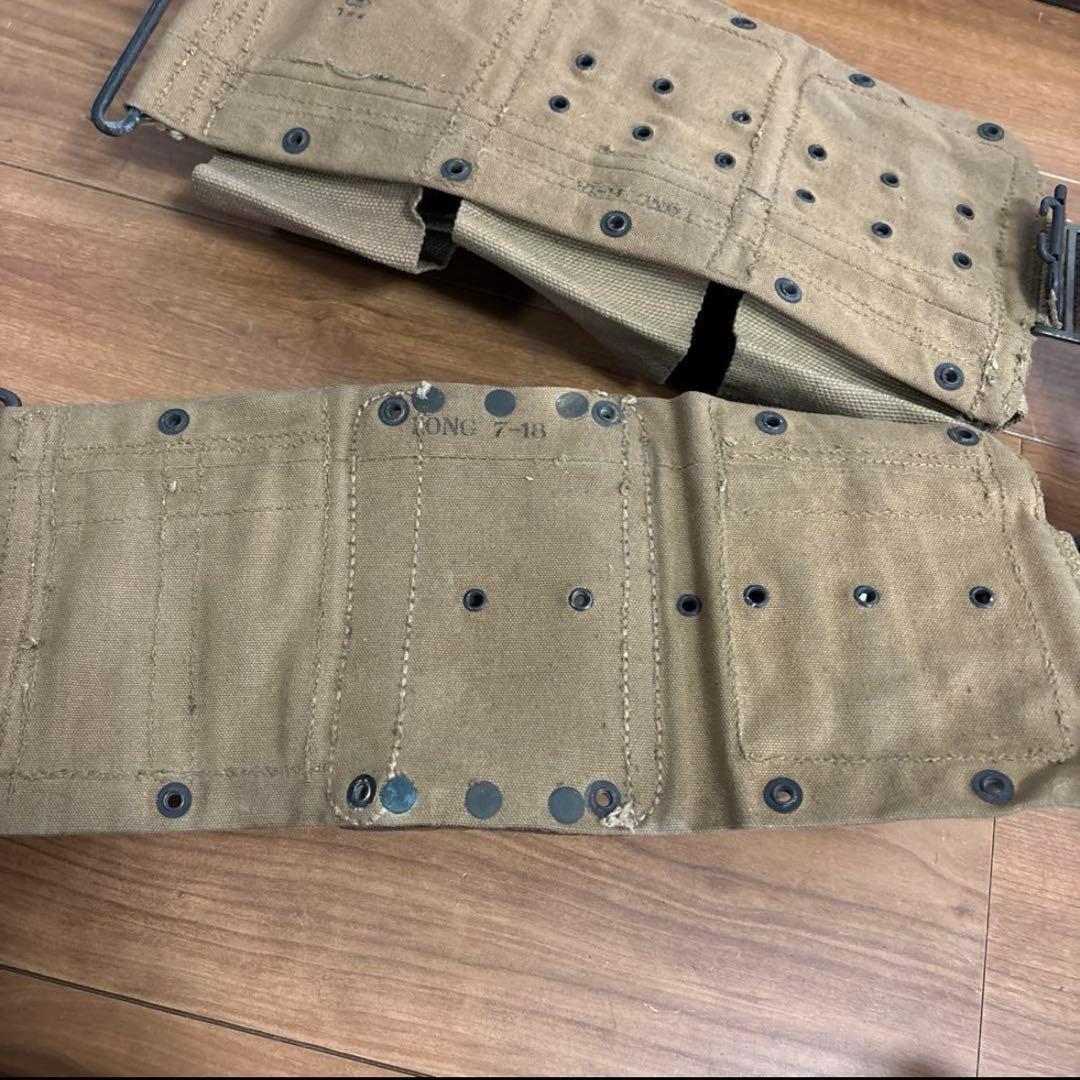 米軍　実物　WW1 WW2 M1918 BARガンナーベルト ② 送料無料
