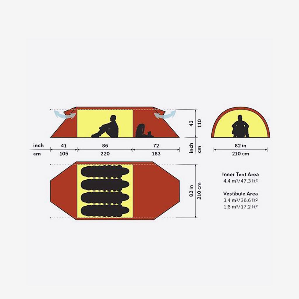 ケロン4GT Hilleberg Keron 4GT ヒルバーグ グリーン 新品