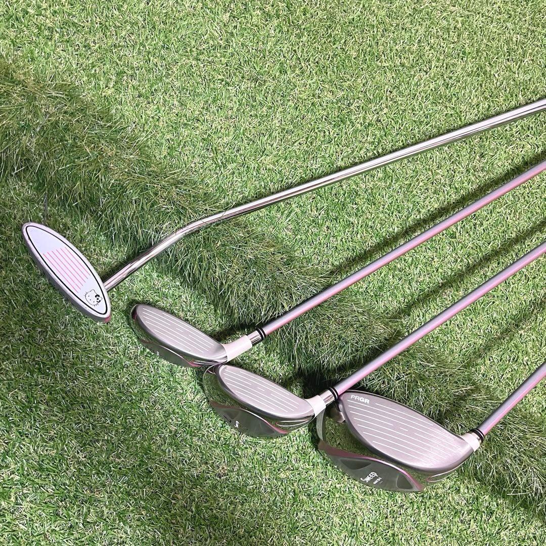 PRGR TOURSTAGE CL 可愛いレディースゴルフクラブ豪華11本セット