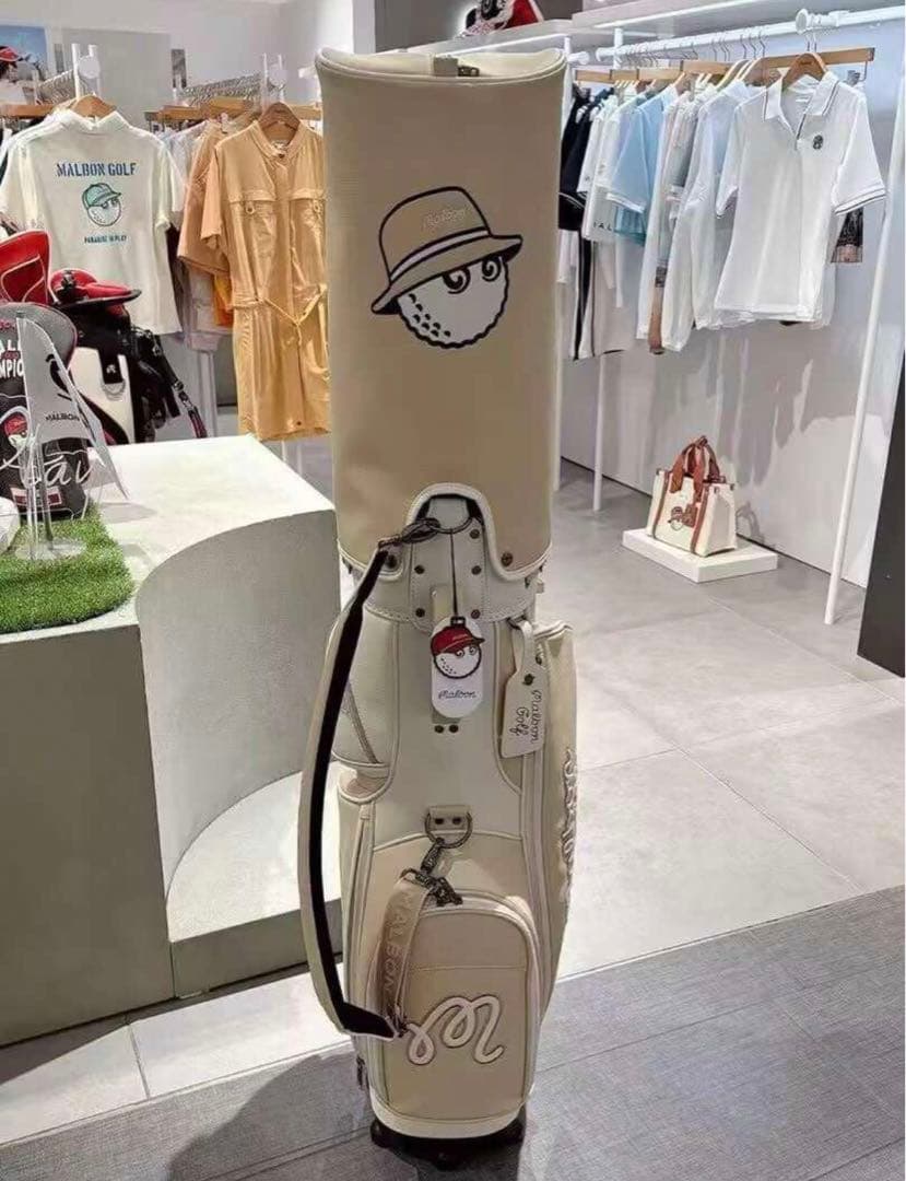 マルボンゴルフ Malbon キャディバッグ スーツケース 2点セット