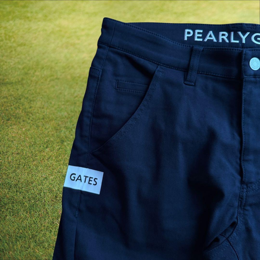 裏起毛　パーリーゲイツ　パンツ　M〜L相当　紺　濃紺　ネイビー　コットン素材　4