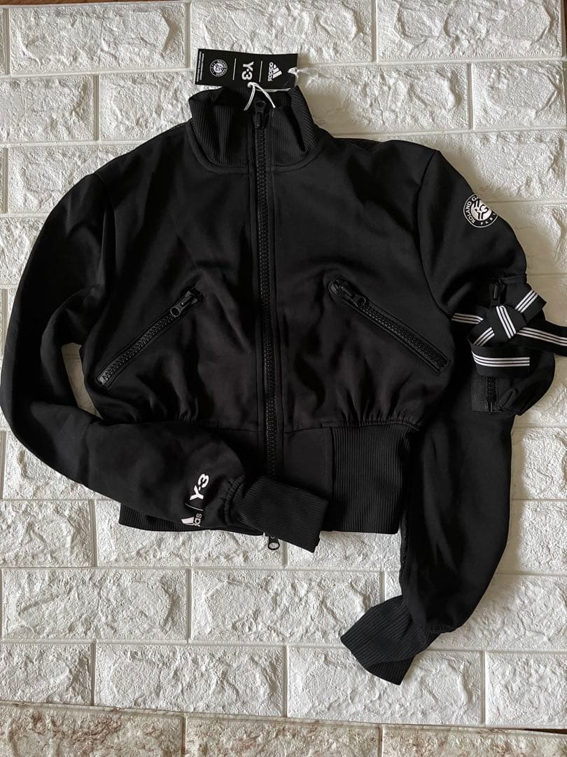 新品未使用ローランギャロスadidasY-3 ブラック クロップドジャケット