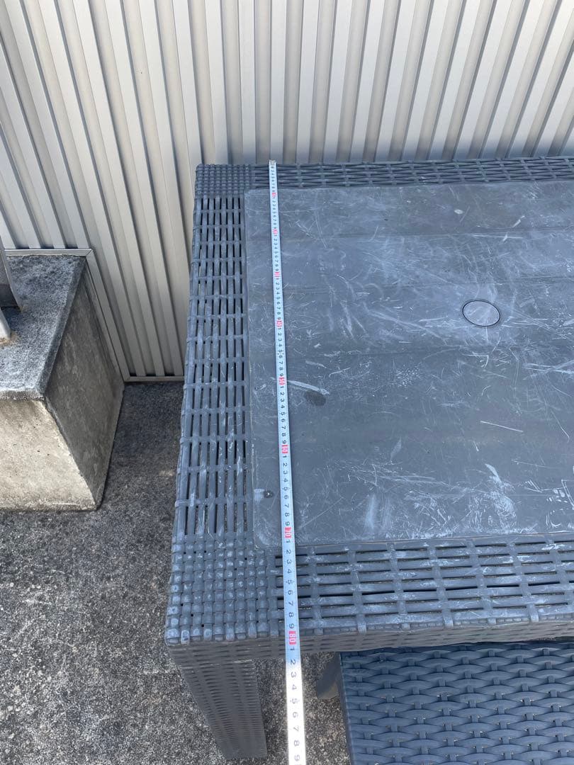 【送料込】areta italy イタリア製　ガーデンテーブル&チェア