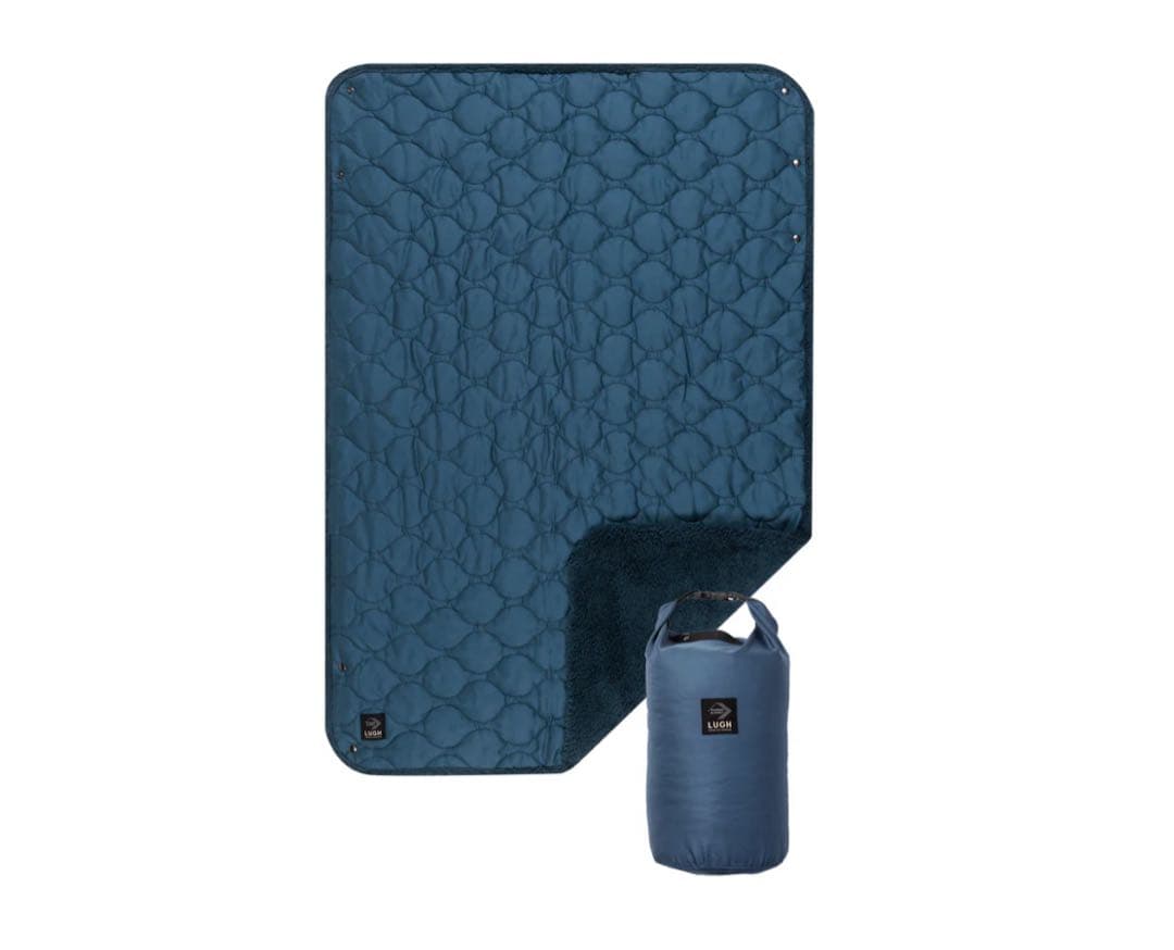 LUGH 魔法瓶ブランケット Sサイズ (6層/ グラフェン) インディゴ