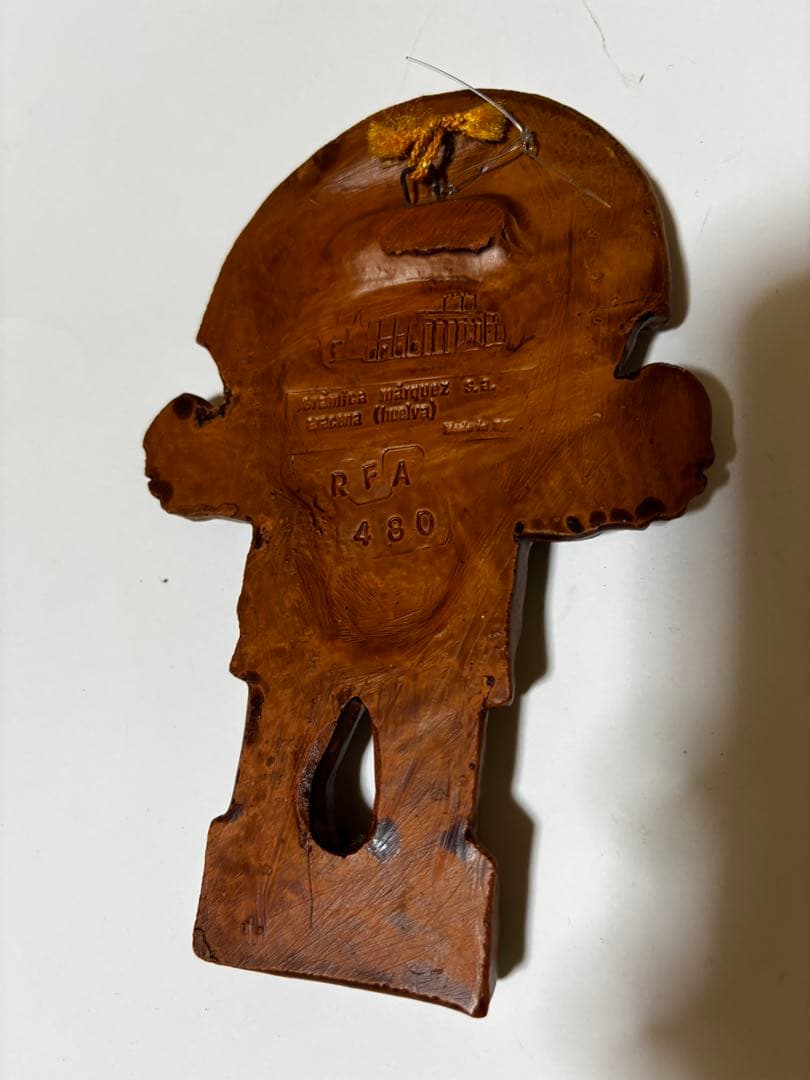 インカ 太陽神インティ 陶器 置物 スペイン民芸品