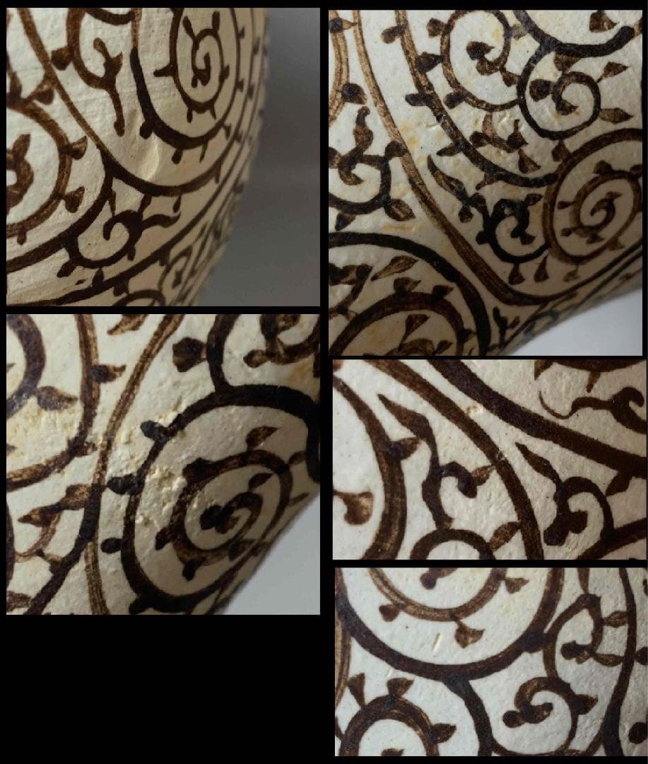 中国 蛸唐草瓶子　f2250408