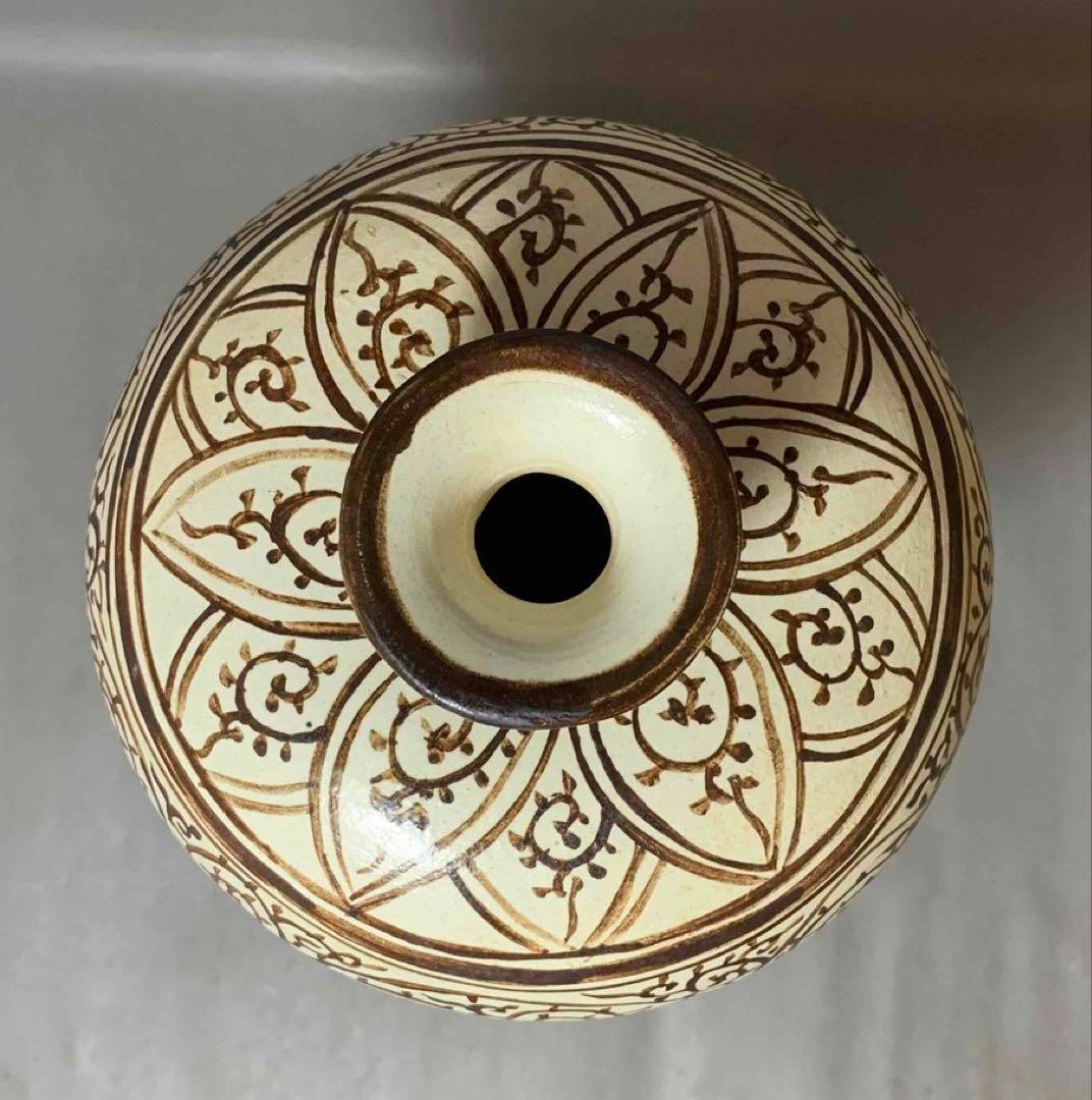 中国 蛸唐草瓶子　f2250408