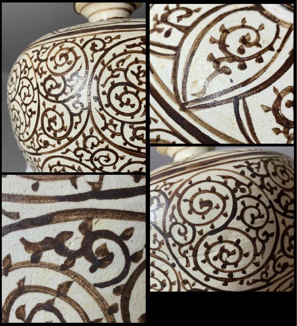 中国 蛸唐草瓶子　f2250408