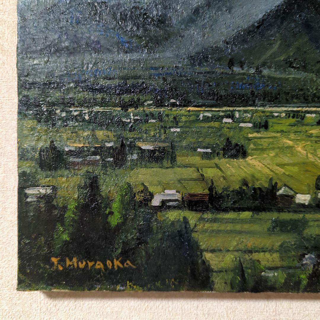 F8号油彩画（中古額縁入り)No.66