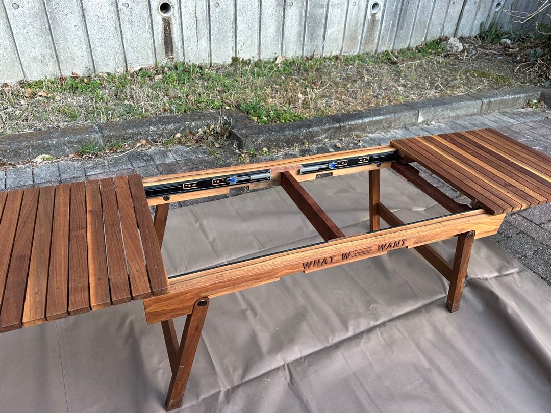 テーブル・チェア・ハンモック EXTENSIONTABLE/WHAT WE WANT