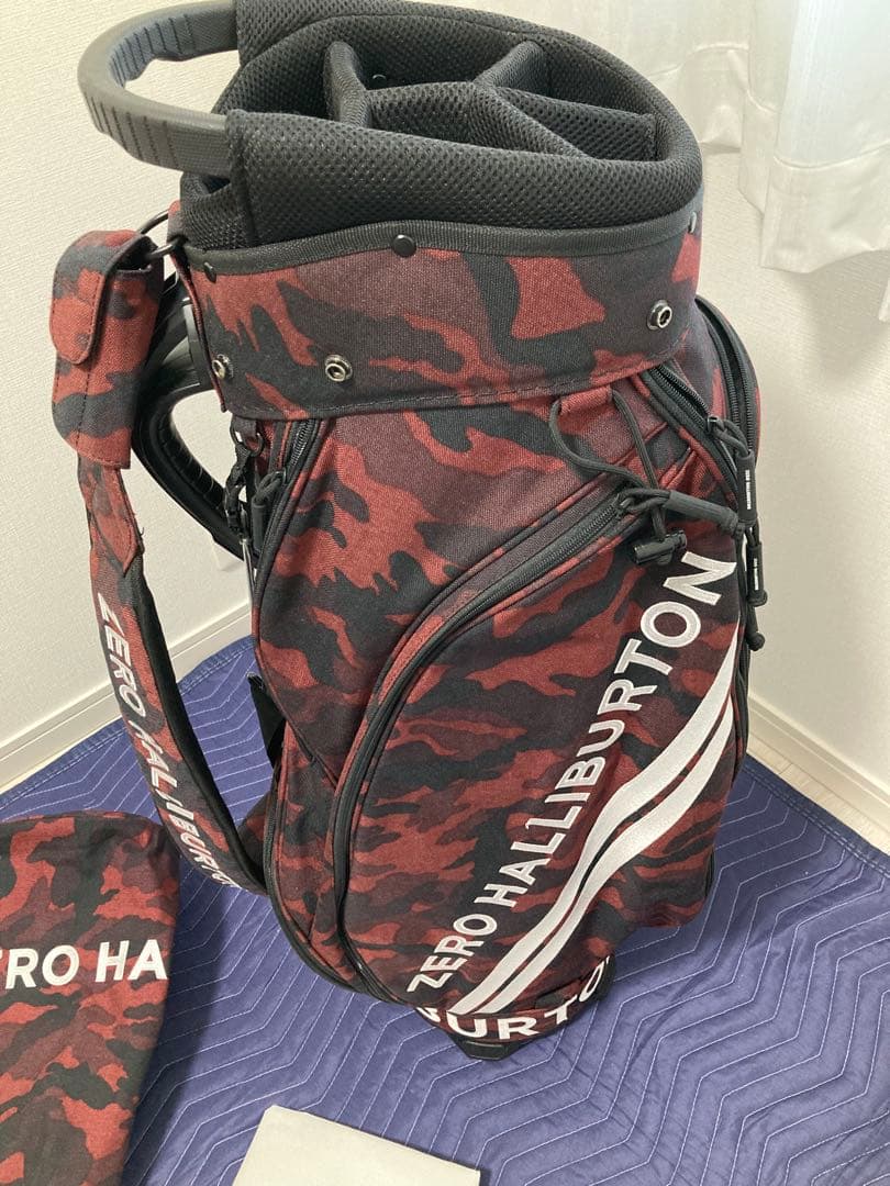 ZERO HALLIBURTON レッドカモ キャディバッグ