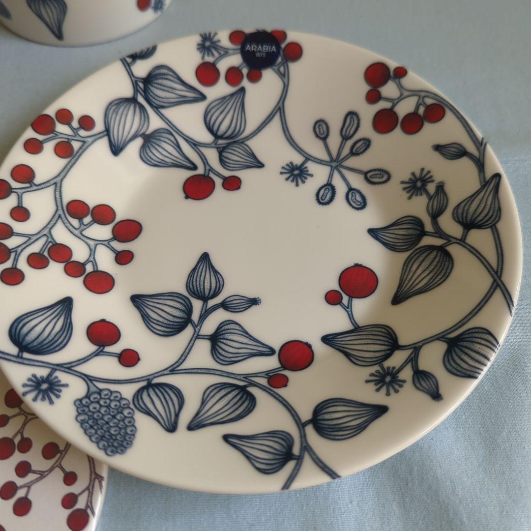 〈新品〉ARABIA Runo カップ&ソーサーセット おまけ付き