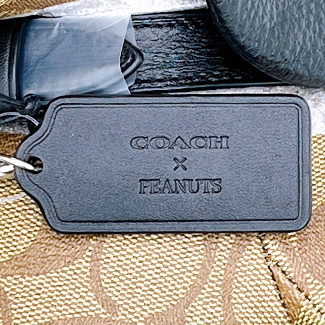 極美品 コーチ 5405 ぬいぐるみ スヌーピー 茶 ブラウン ユニセックス