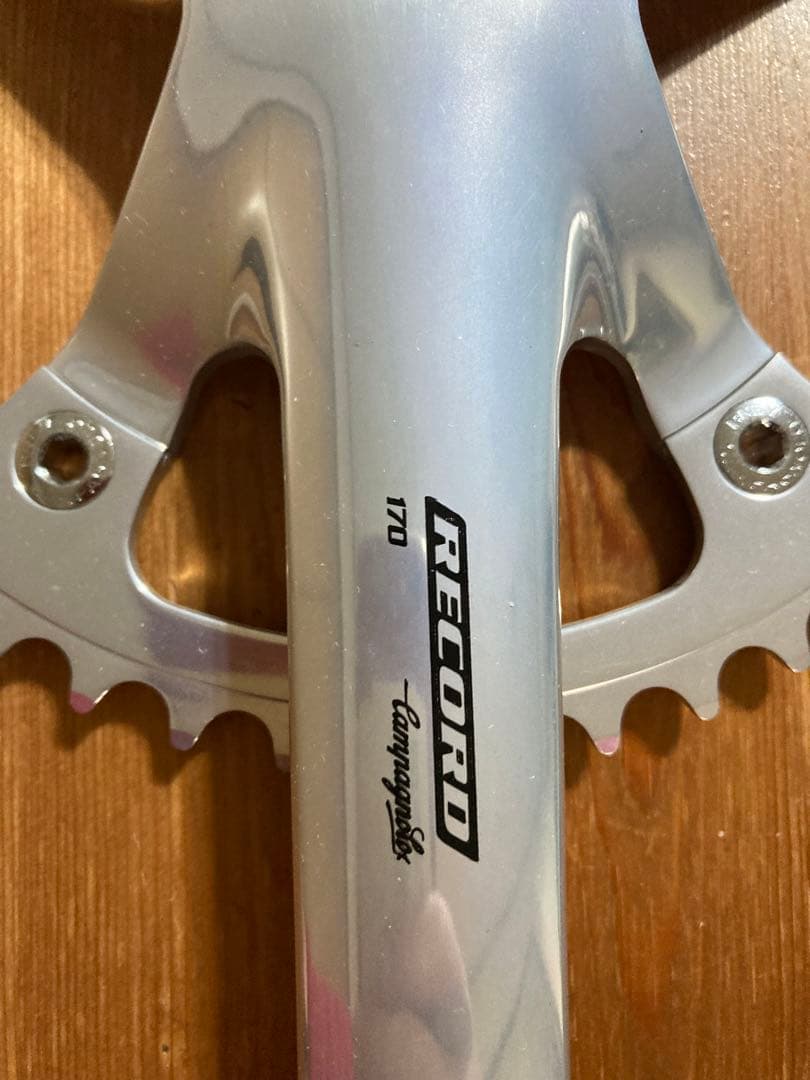 希少 美品 廃盤 カンパニョーロ ピスタ ピスト 170 チェーンリング 47T