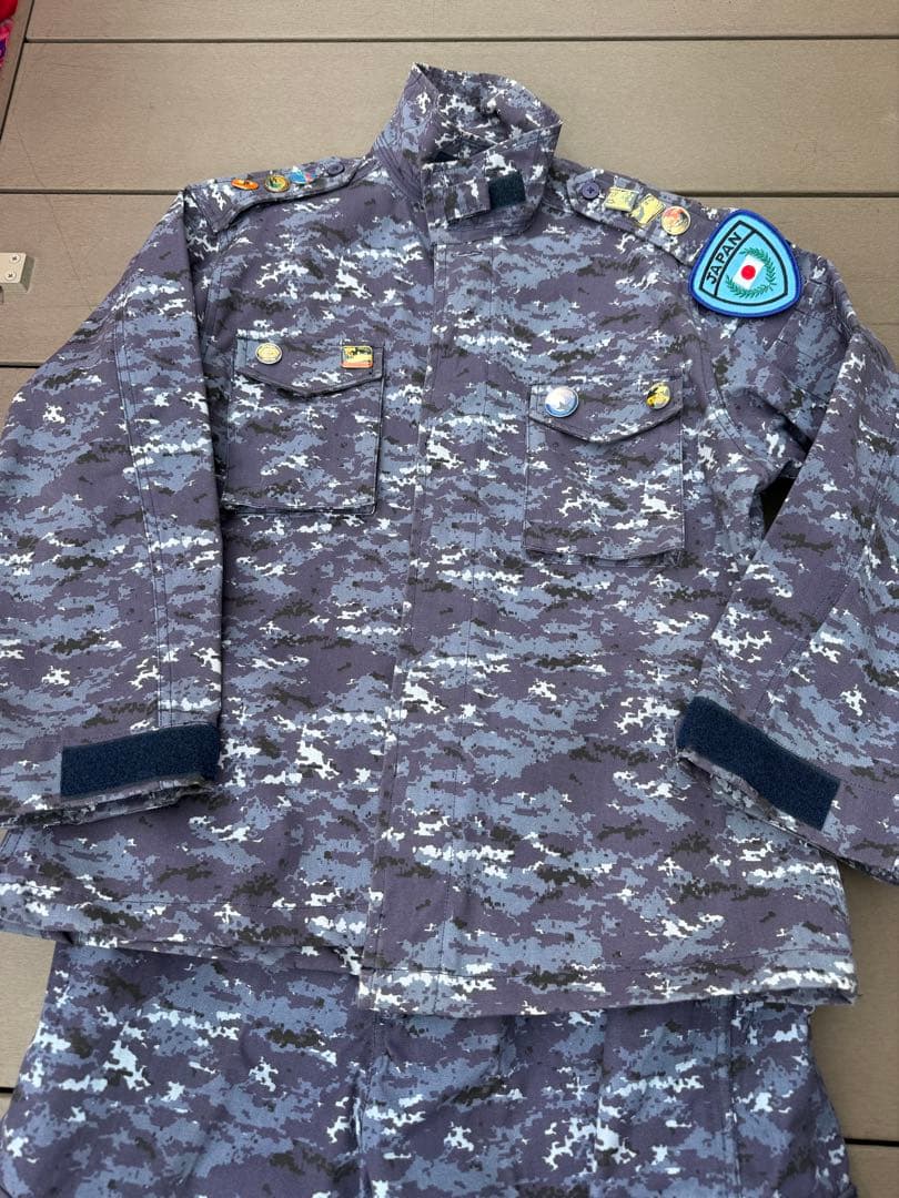 お値下げ　海上自衛隊　レプリカ　迷彩柄ジャケットとパンツセット