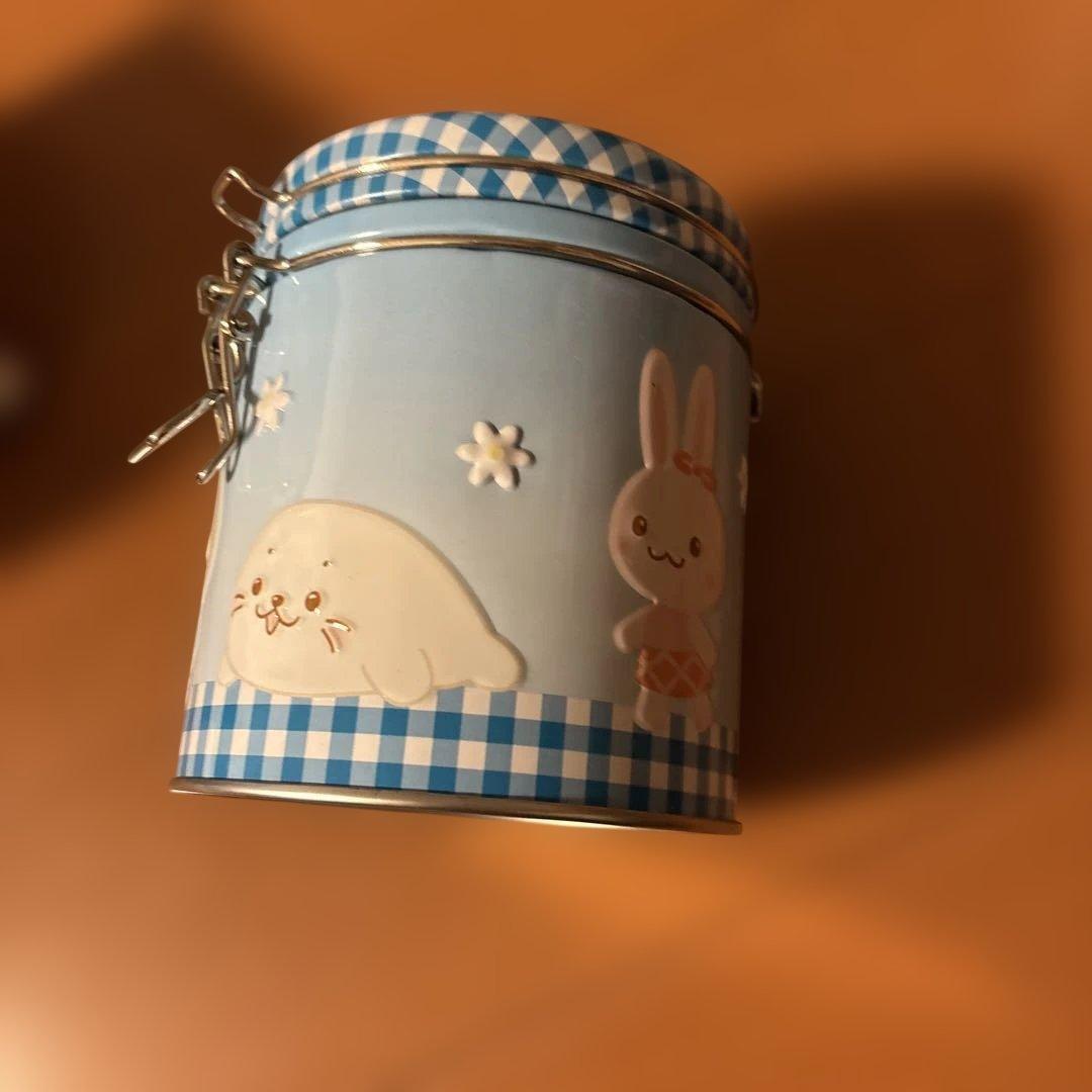 平成レトロ　初期　しろたん　缶ケース　収納ボックス　３個セット