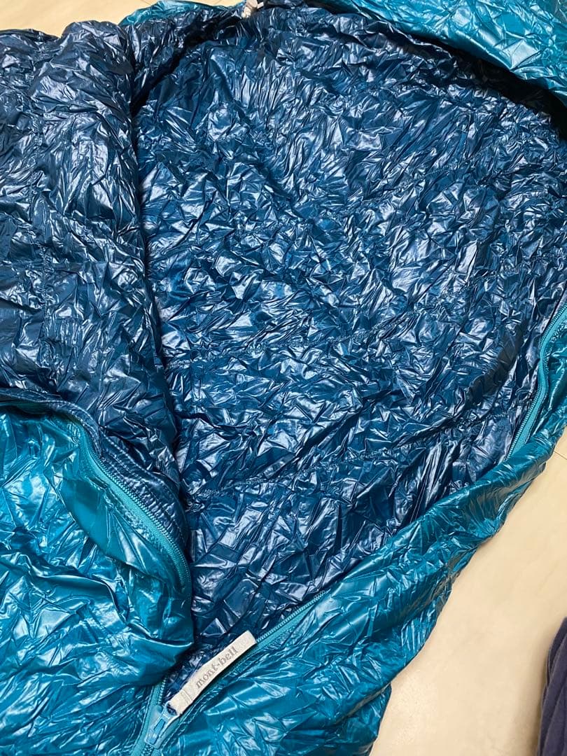 モンベル　シームレスダウンハガー800#3 ロング　1121408 中古