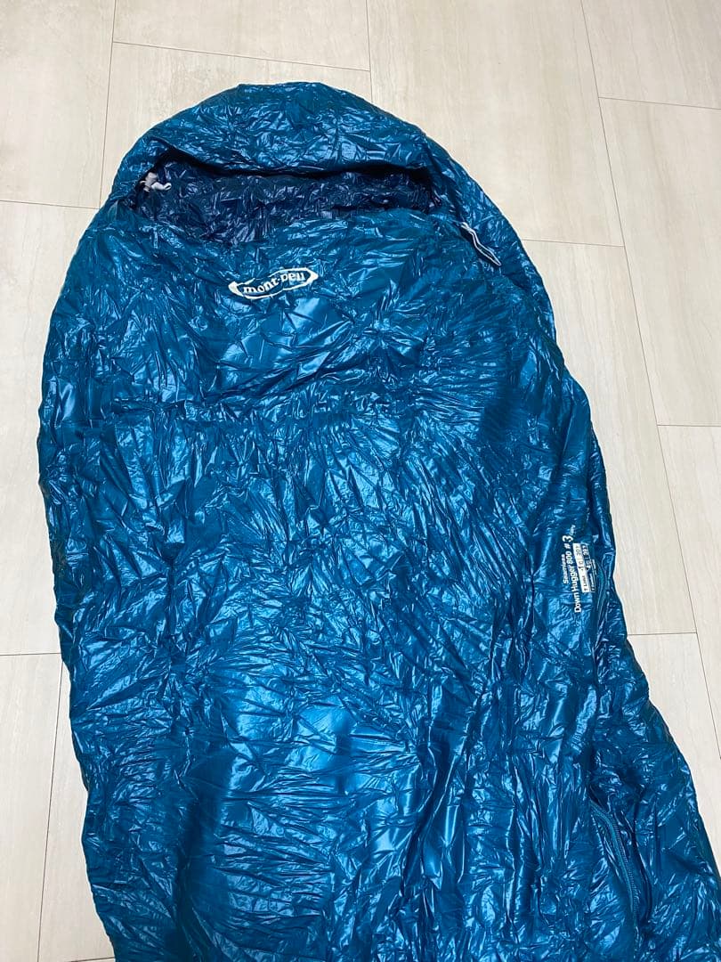 モンベル　シームレスダウンハガー800#3 ロング　1121408 中古