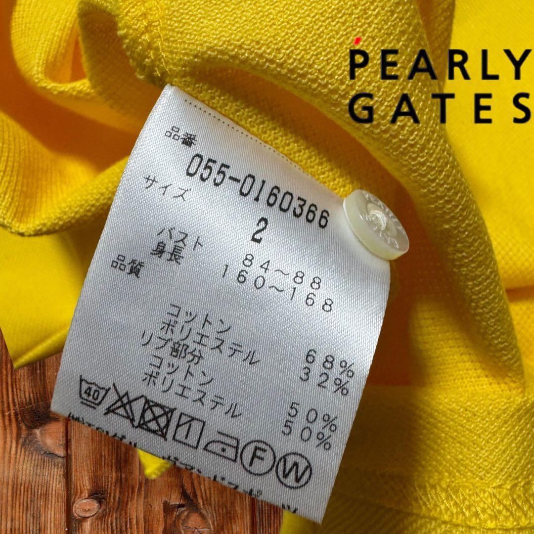 PEARLY GATES❣️BIG スマイルシリーズ レディースロゴポロ 2 新品